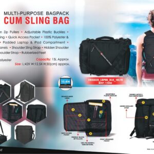 Backpack cum Sling Bag (OFFSM54)