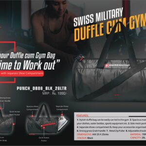 Duffle Cum Gym Bag (OFFSM79)