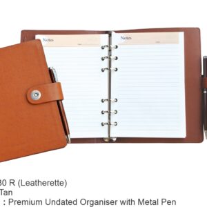 Organiser with metal pen  (OFFBO30R)