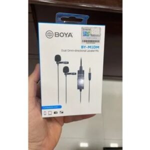 Boya Dual Omni Directional Lavalier Mic (OFFAGE115)
