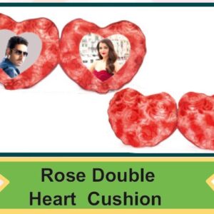 Rose Double Heart Cushion (OFFAMY43)