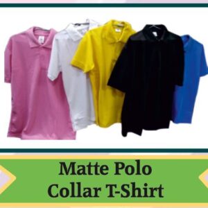 Matte Polo Collar T-Shirt (OFFAMY66)