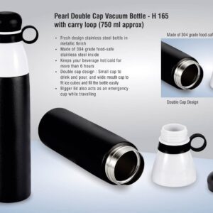 Vacuum bottle in metallic finish (OFFH165)