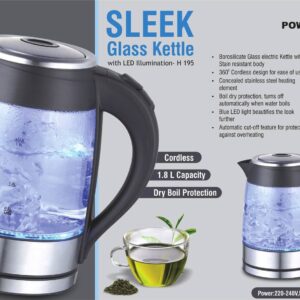 Sleek Glass kettle (OFFH195)