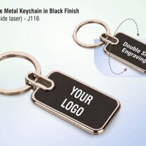 Rectangle metal keychain  (OFFJ116)