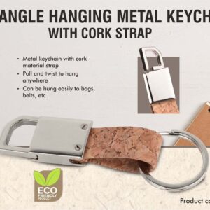 Rectangle hanging metal keychain  (OFFJ125)
