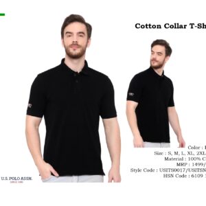 Cotton Collar T-Shirt  (OFFAR6)