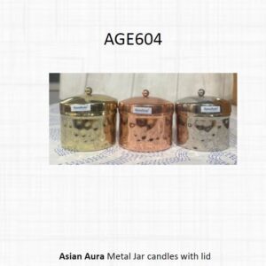 Metal Jar candles with lid (OFFAGE604)