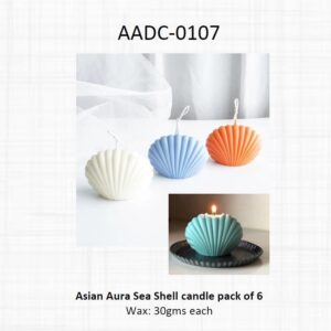 Sea Shell candle pack  (OFFAADC-0107)