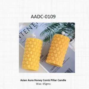 Honey Comb Pillar Candle
  (OFFAADC-0109)