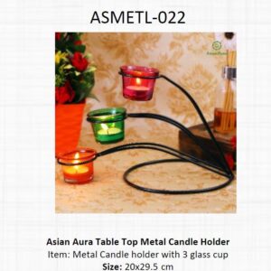 Metal Candle Holder
  (OFFASMETL-022)