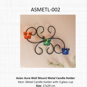 Metal Candle Holder
  (OFFASMETL-002)