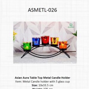 Metal Candle Holder
  (OFFASMETL-026)