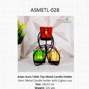 Metal Candle Holder
  (OFFASMETL-028)