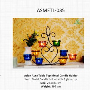 Metal Candle Holder
  (OFFASMETL-035)