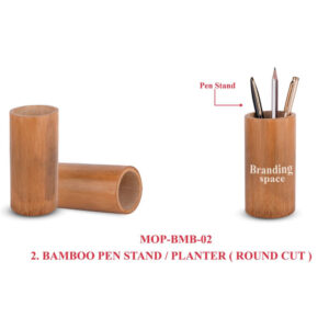BAMBOO PEN STAND  (OFFMOP-BMB-02)