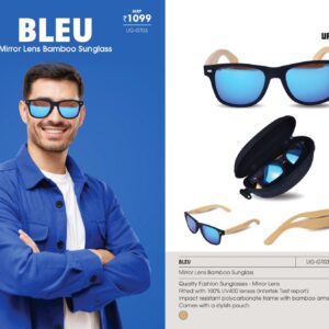 Bamboo Mirror Lens Sunglass  (OFFUG-GT03)