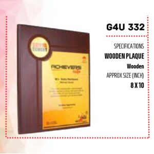 Wooden Plaque  (OFFG4U-332)