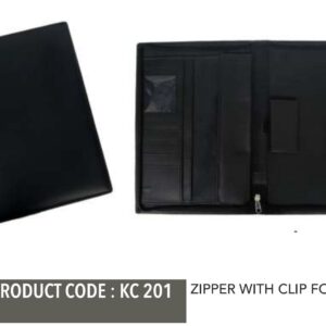 PRODUCT CODE: KC 201 ZIPPER WITH CLIP FOLDER (OFFKC201)