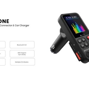 Smart TFT Audio Connector & Car Charger  (OFFPOR1733)