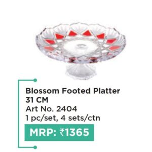 Blossom Footed Platter (OFFRX185)