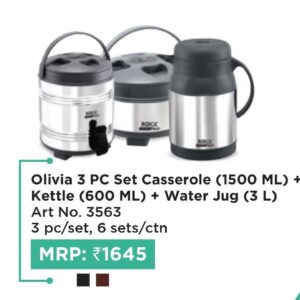 Casserole, kettle with jug (OFFRX505)