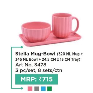 Bowl with tray (OFFRX553)