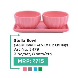 Bowl with tray (OFFRX554)