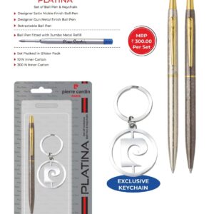 PLATINA PARIS Set of Ball Pen & Keychain
 (OFFPC141)
