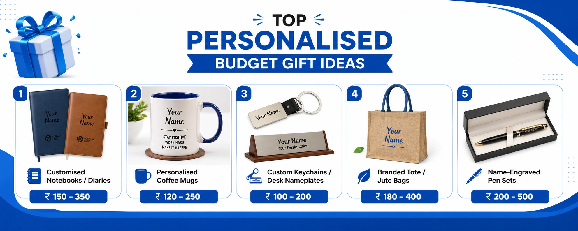 Why Are Personalised Gifts the Best Value Option for Corporate Budgets