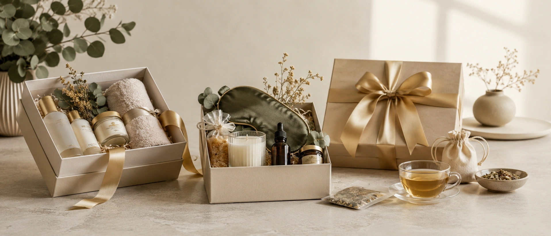 3. Luxury Wellness Gift Boxes Show you care beyond the work side