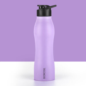 GripGo Single Wall Bottle, Purple